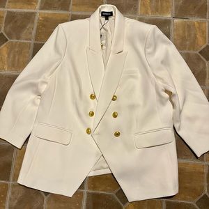 New Express Blazer - Cream - Size 18